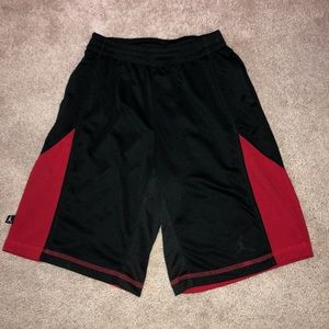 Boys Jordan Shorts Black/Red